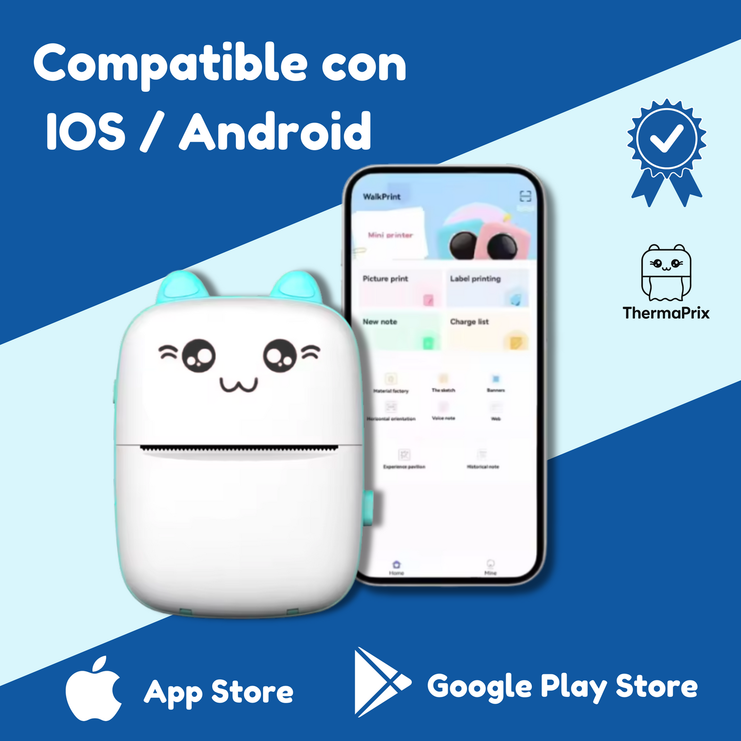 Mini impresora Térmica Bluetooth