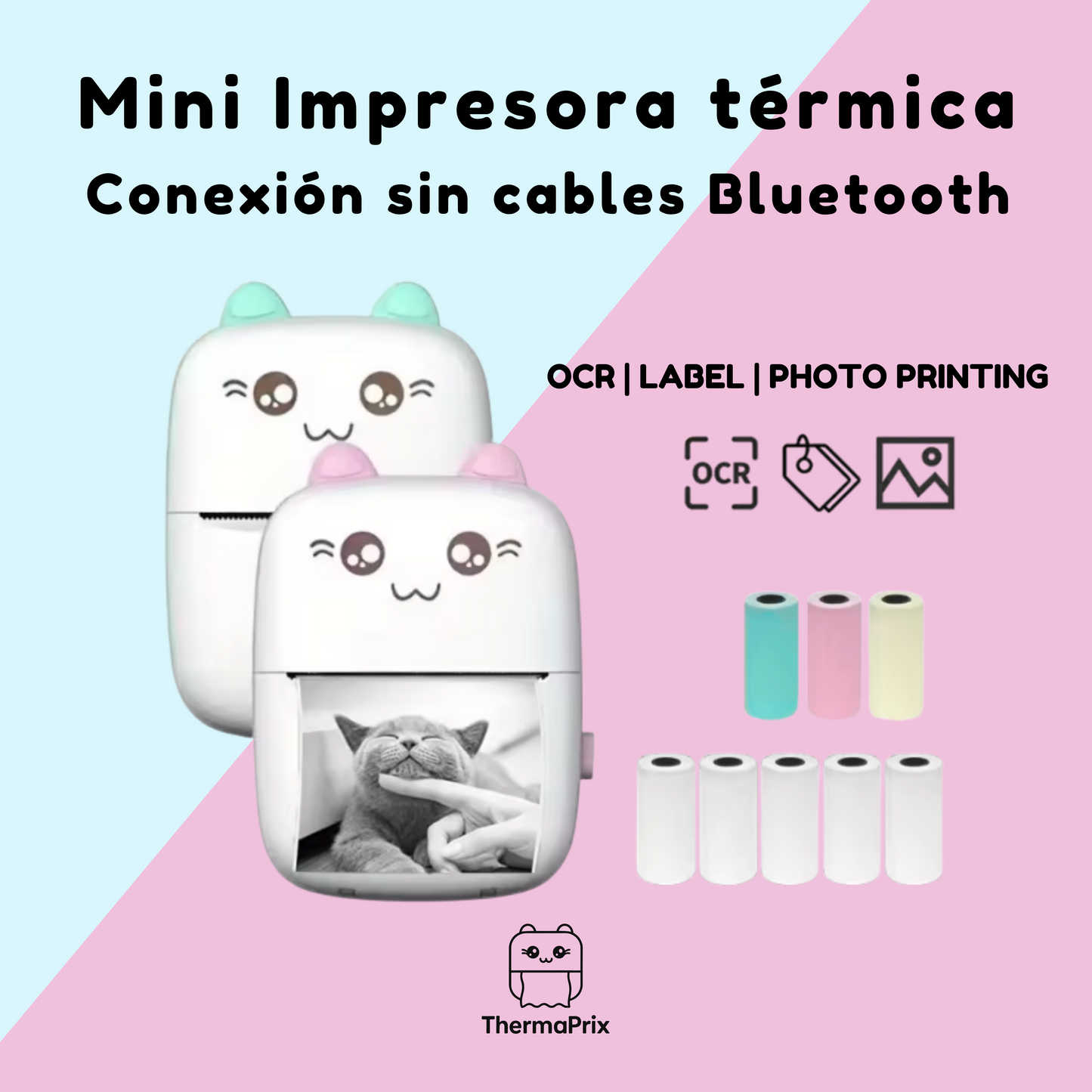 Mini impresora Térmica Bluetooth