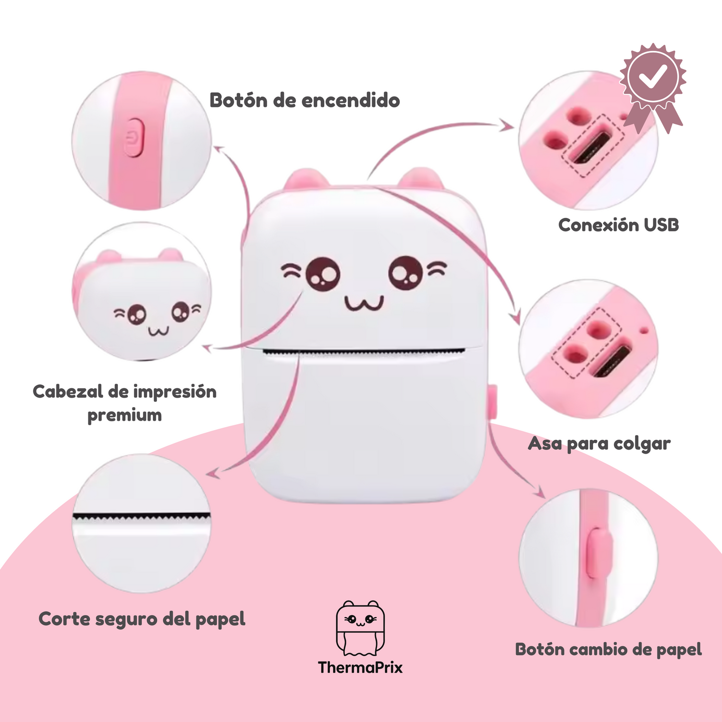 Mini impresora Térmica Bluetooth