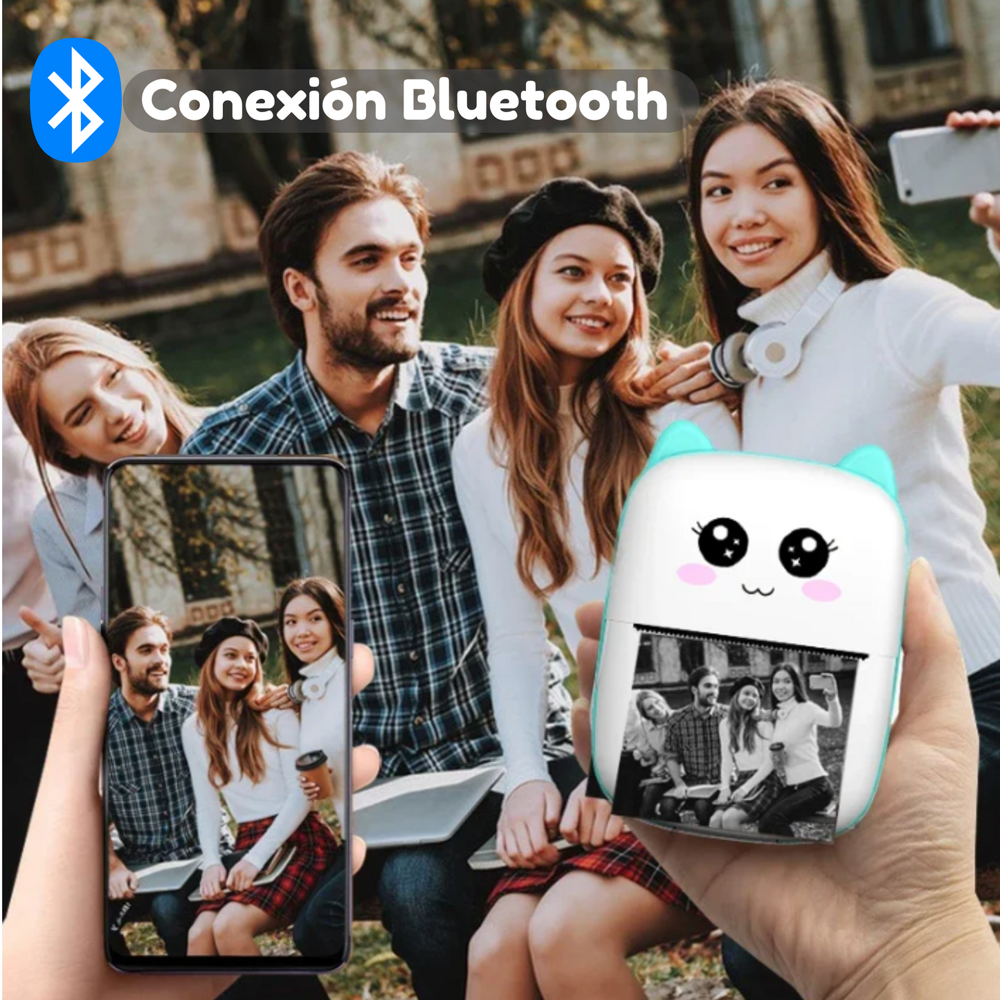 Mini impresora Térmica Bluetooth